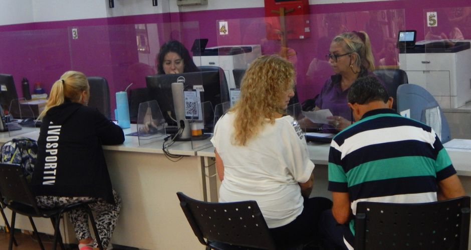 Oficina de la Dirección Provincial de Rentas en la ciudad de San Luis