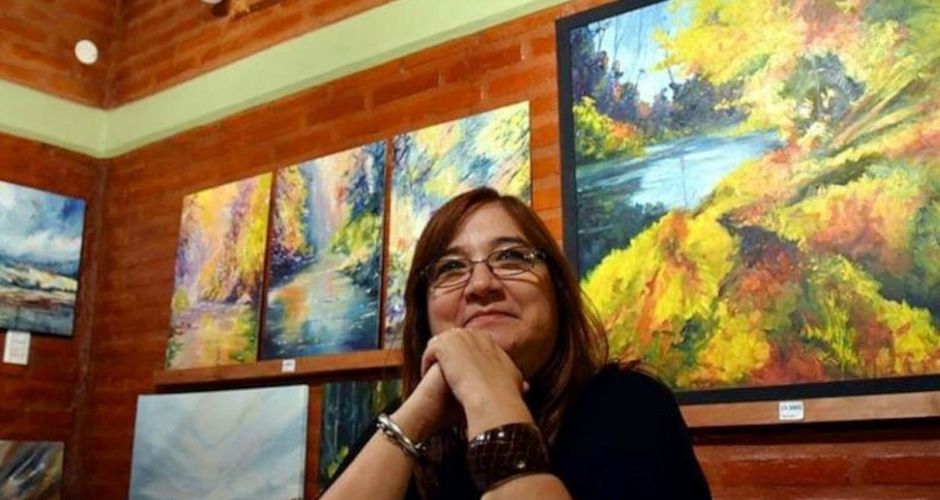 Alejandra Etcheverry, artista premiada por sus obras en Argentina, Uruguay, España, Suiza y Tailandia.