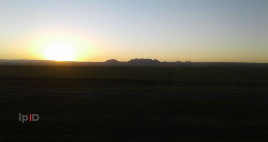 Atardecer en el Valle del Conlara