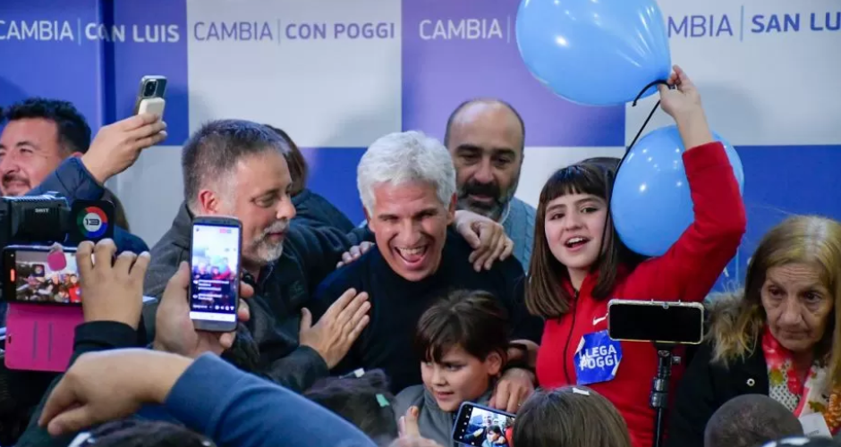Claudio Poggi, el domingo 11 de junio de 2023, en la sede de la Libertad Avanza