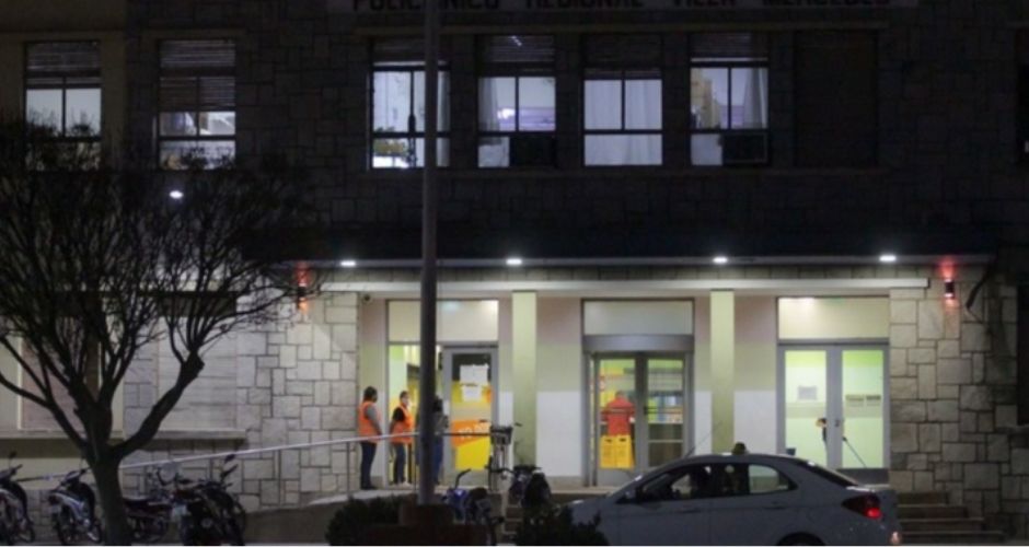 Policlínico Regional "Juan Domingo Perón" de Villa Mercedes. Allí está internado, grave, el hombre apuñalado