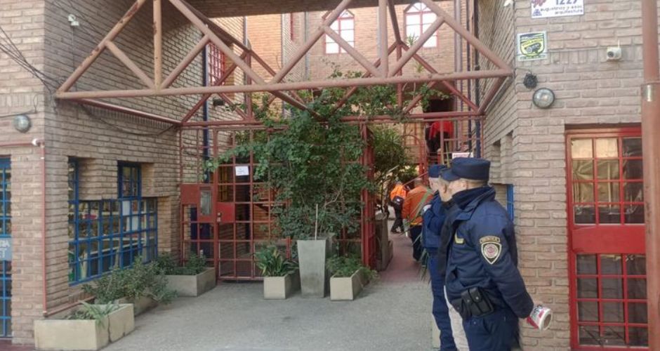 Edificio del barrio Cofico en Córdoba donde se produjo la tragedia