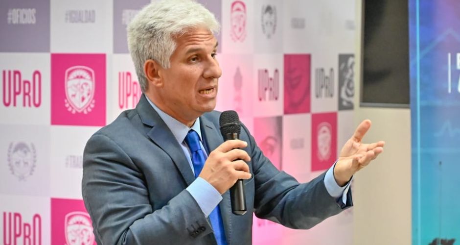 Gobernador Claudio Poggi, esta tarde en Villa Mercedes