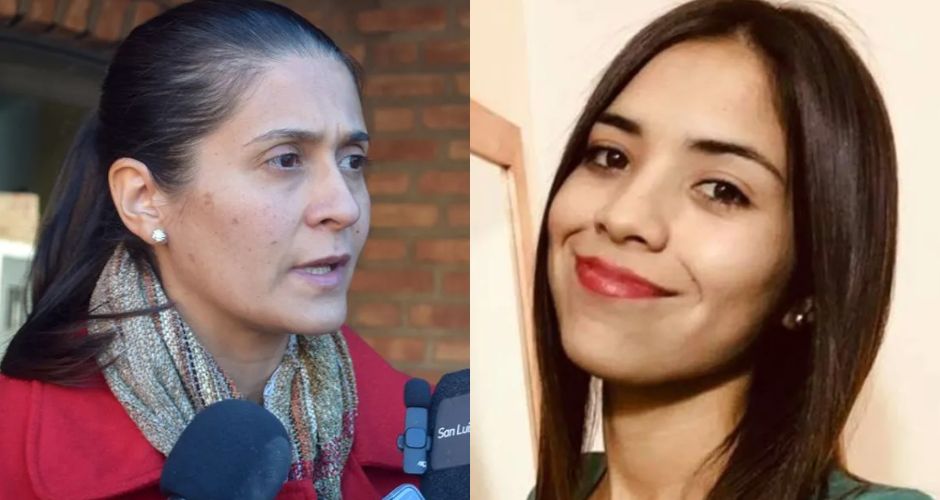 Ministra de Seguridad Nancy Sosa e intendenta de Cortaderas. Macarena Benítez