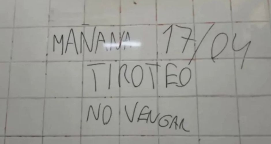 El sistema educativo puntano en alerta por amenazas de tiroteos y ataques con armas blanca
