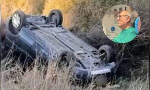 “Me quedé dormido”: el cantante Luis Soloa debió ser hospitalizado tras volcar con su auto en la Autopista 25 de Mayo