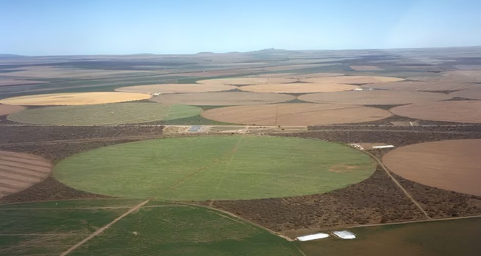 Imagen aérea de Ser Beef, un megaemprendimiento agrícola-ganadero de capitales italianos